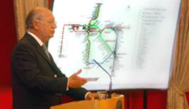 Presidente Lagos: El 2009 el Metro transportará a casi la mitad de los santiaguinos