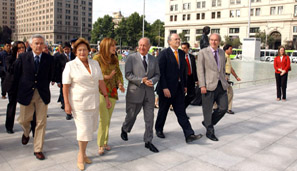 Presidente Lagos: La Plaza de la Ciudadanía es un buen regalo para la ciudad de Santiago