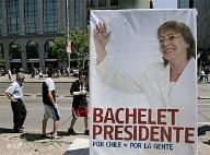 Bachelet lidera intención de voto en Chile