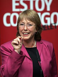 Bachelet habla de sus planes y metas