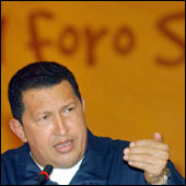 Chávez califica a Bush de loco y a Blair de subordinado del loco