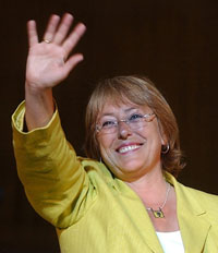 Bachelet decidirá futuro de batallón en Haití