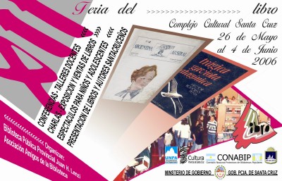 Ya se viene la XII Feria Provincial del Libro en Río Gallegos