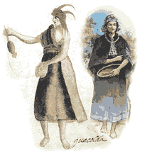 Dos mujeres mapuche