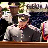 Ejército sancionará a nieto militar de Pinochet por discurso en funeral