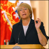 Bachelet toma la conducción del Transantiago