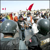El Gobierno peruano impidió la marcha de seguidores de Humala