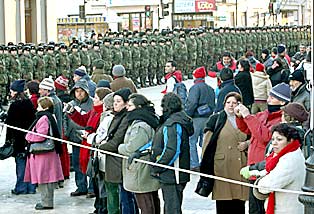 Militares ensayaron el solemne juramento