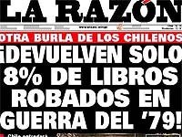 Prensa peruana pide explicaciones a Chile por entrega de libros