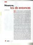 Revista Analisis:  Nosotros, los de entonces. Juan Pablo Cardenas.
