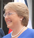 Bachelet envía saludo a Obama y le desea éxito en su gestión