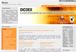 Atención con sitio electrónico llamado Dicoex .cl