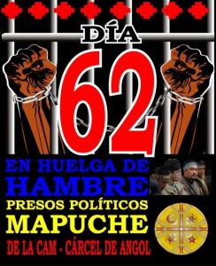 Prisioneros políticos Mapuche cumplen dos meses en Huelga de Hambres