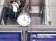 Los presuntos autores de un atentado fallido, en la estación ferroviaria de Colonia.